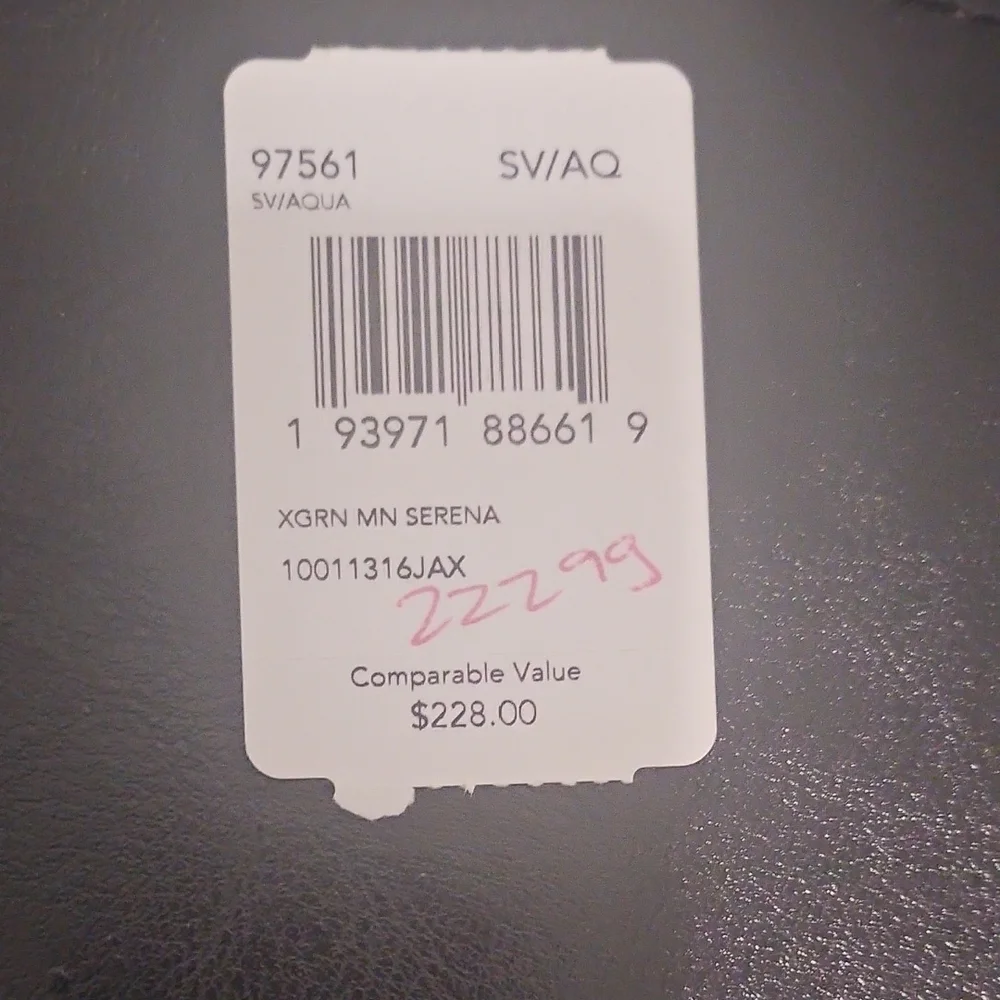 Coach Blue Cosmetic Bag with Signature Logo and Polished Finish - Picture 2 of 8